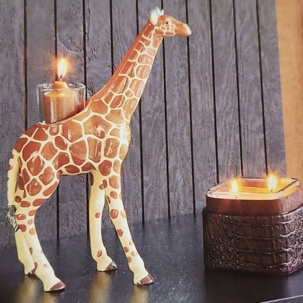 💜PartyLite Giraffe African Inspiration Tealight/Votive Candle Holder